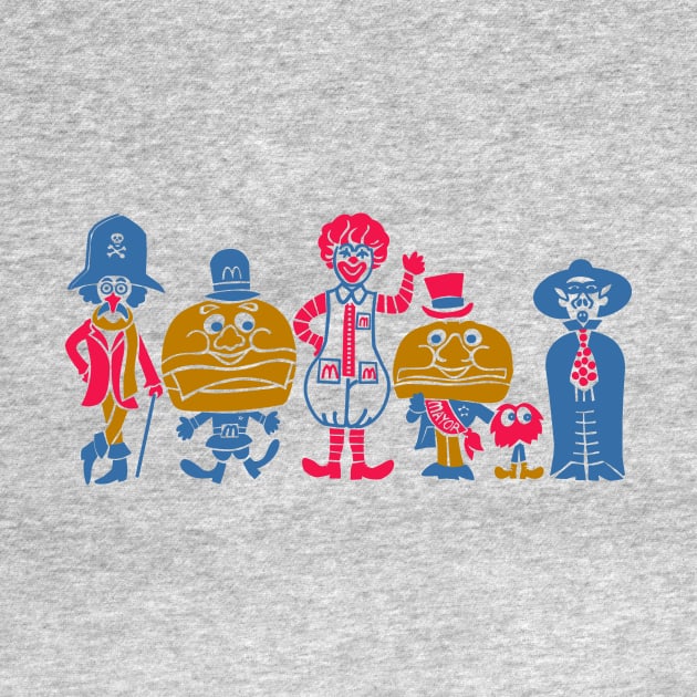 Mcdonaldland lineup by DustinCropsBoy